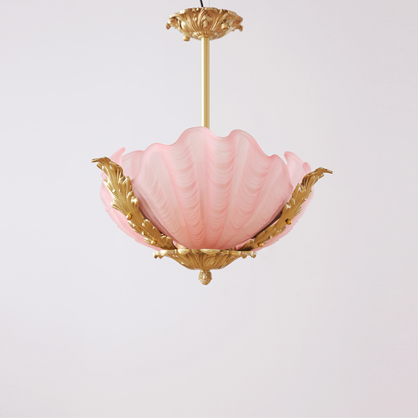 Aurelia Shell Chandelier - Elegant Design with Adjustable Height & LED