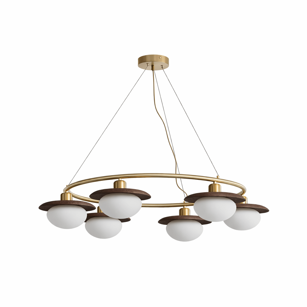Aurelin Halo Chandelier - Modern Design with Dimmable LED Light
