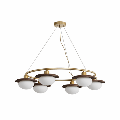 Aurelin Halo Chandelier - Modern Design with Dimmable LED Light