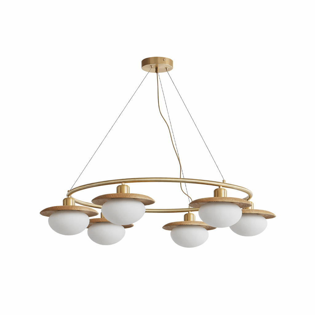 Aurelin Halo Chandelier - Modern Design with Dimmable LED Light