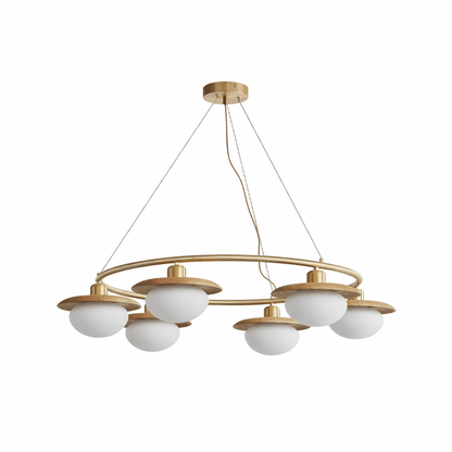 Aurelin Halo Chandelier - Modern Design with Dimmable LED Light