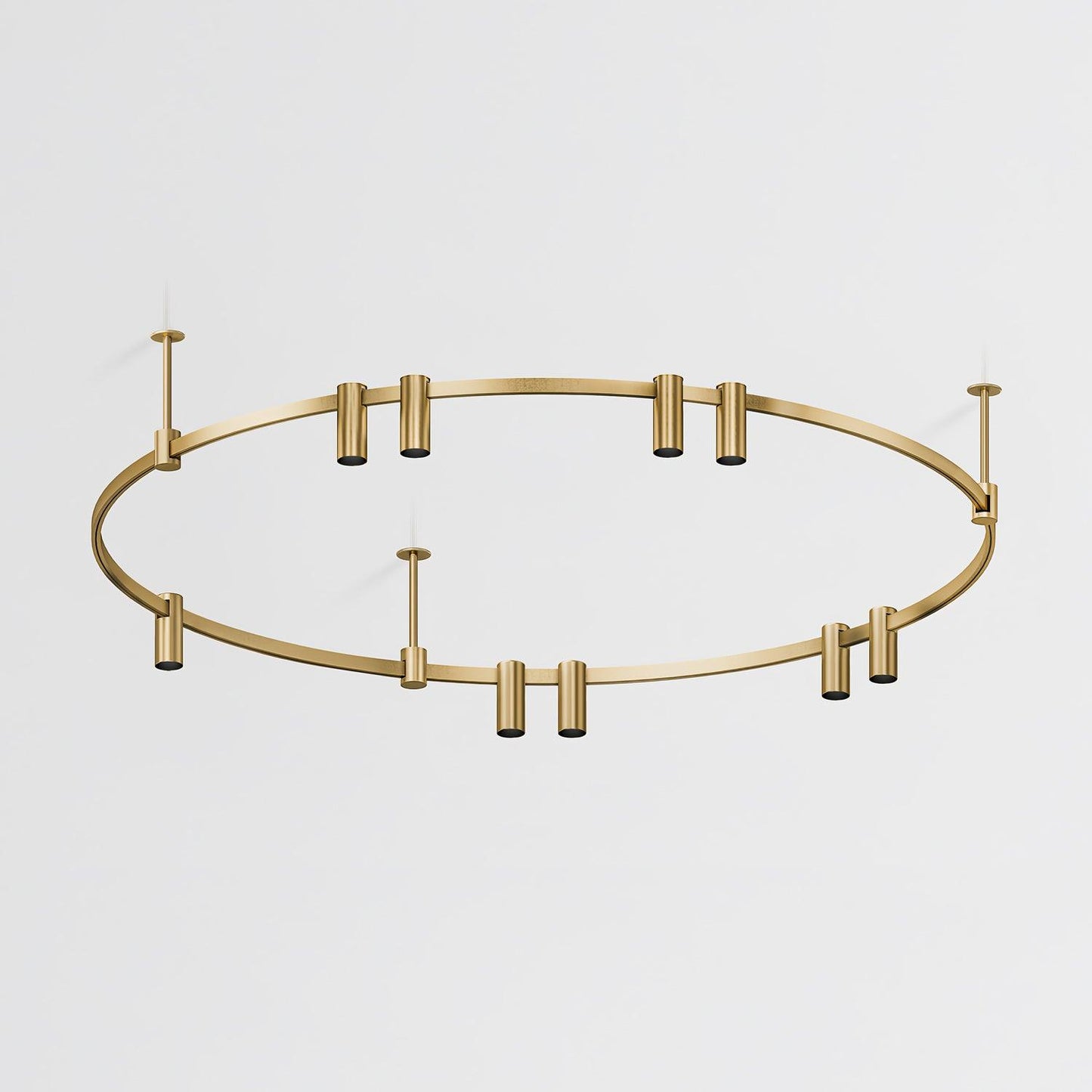 Auroom Round Chandelier - Modern Design with Dimmable LED Lighting