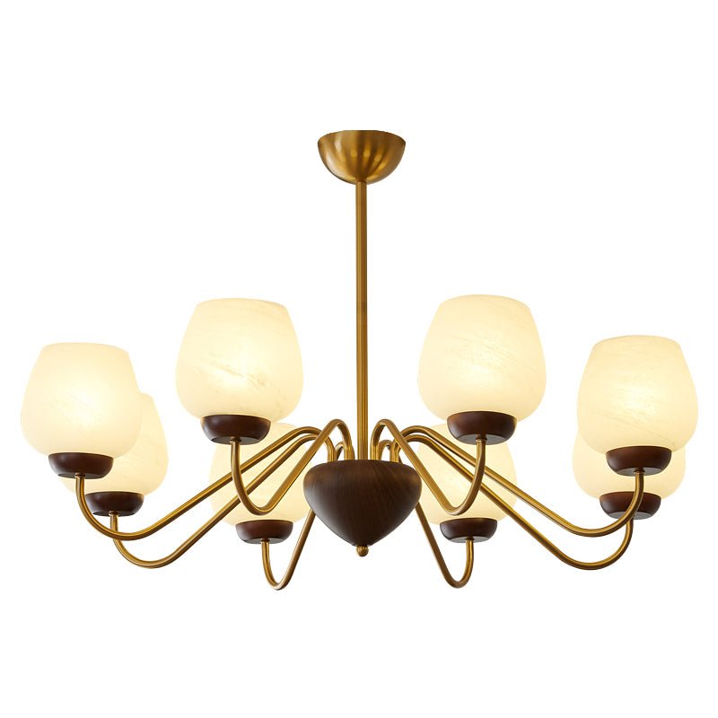 Aurorium Chandelier - Elegant Crystal Design with Adjustable Height