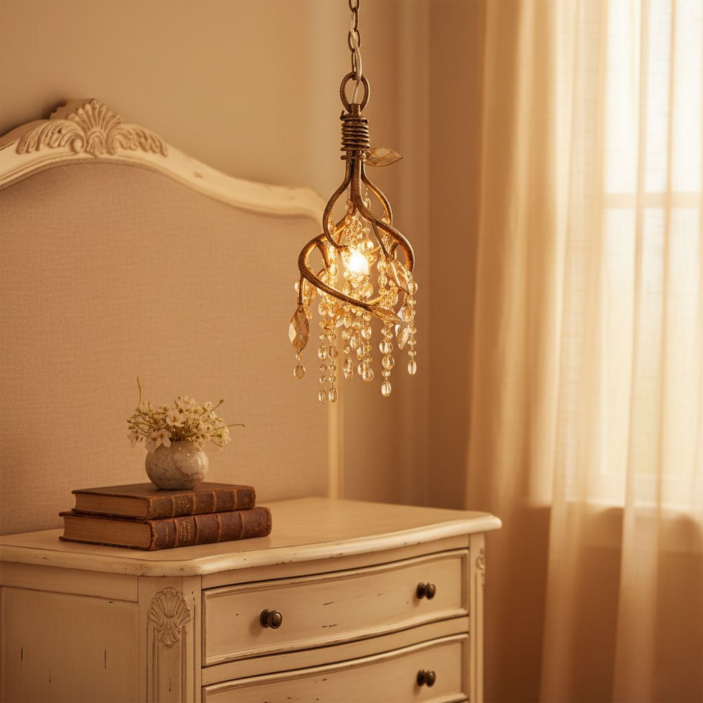 Elegant Autumn Twilight Chandelier - Dimmable LED, Adjustable Height