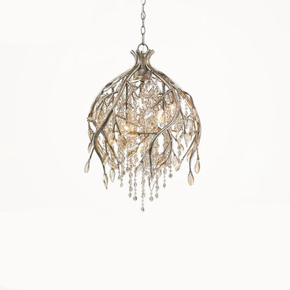 Elegant Autumn Twilight Chandelier - Dimmable LED, Adjustable Height
