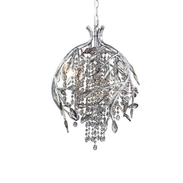 Elegant Autumn Twilight Chandelier - Dimmable LED, Adjustable Height