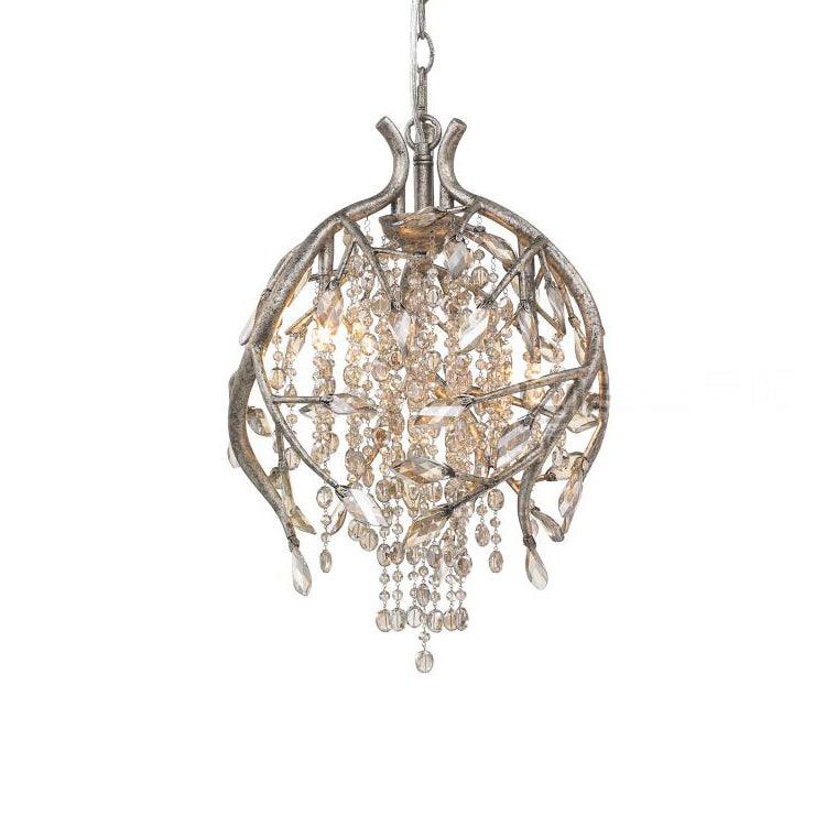 Elegant Autumn Twilight Chandelier - Dimmable LED, Adjustable Height