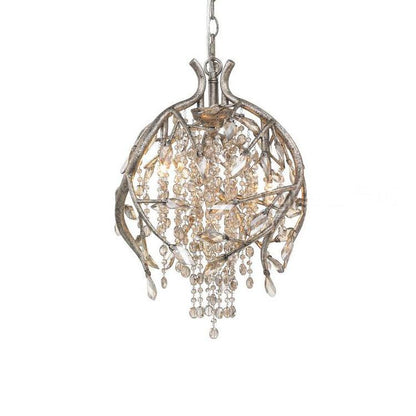 Elegant Autumn Twilight Chandelier - Dimmable LED, Adjustable Height