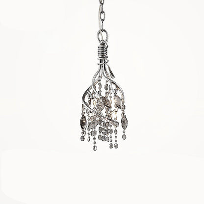 Elegant Autumn Twilight Chandelier - Dimmable LED, Adjustable Height