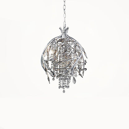 Elegant Autumn Twilight Chandelier - Dimmable LED, Adjustable Height