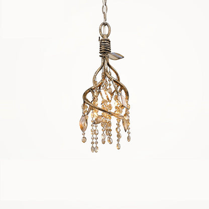 Elegant Autumn Twilight Chandelier - Dimmable LED, Adjustable Height
