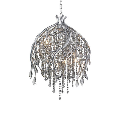 Elegant Autumn Twilight Chandelier - Dimmable LED, Adjustable Height