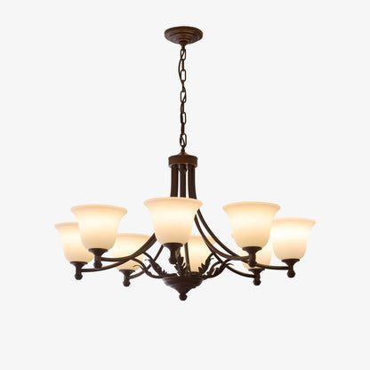 Aveline Bloom Chandelier - Elegant Crystal Design with Adjustable Heig
