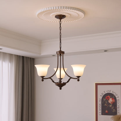 Aveline Bloom Chandelier - Elegant Crystal Design with Adjustable Heig