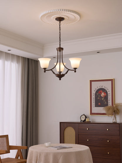 Aveline Bloom Chandelier - Elegant Crystal Design with Adjustable Heig