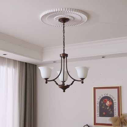 Aveline Bloom Chandelier - Elegant Crystal Design with Adjustable Heig