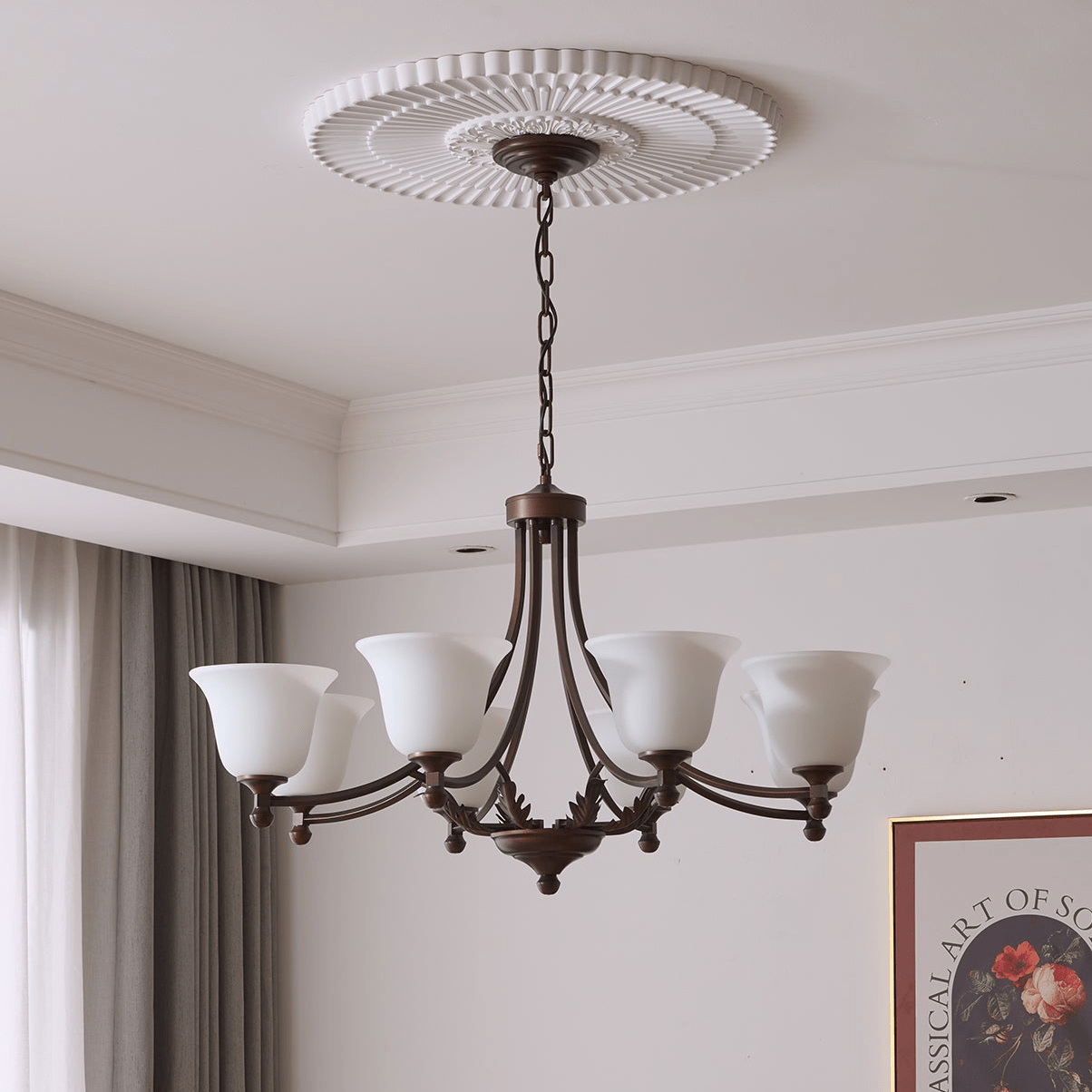 Aveline Bloom Chandelier - Elegant Crystal Design with Adjustable Heig