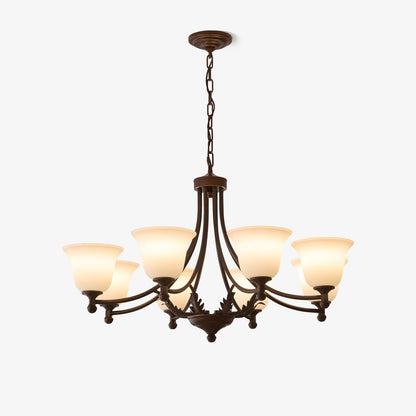 Aveline Bloom Chandelier - Elegant Crystal Design with Adjustable Heig