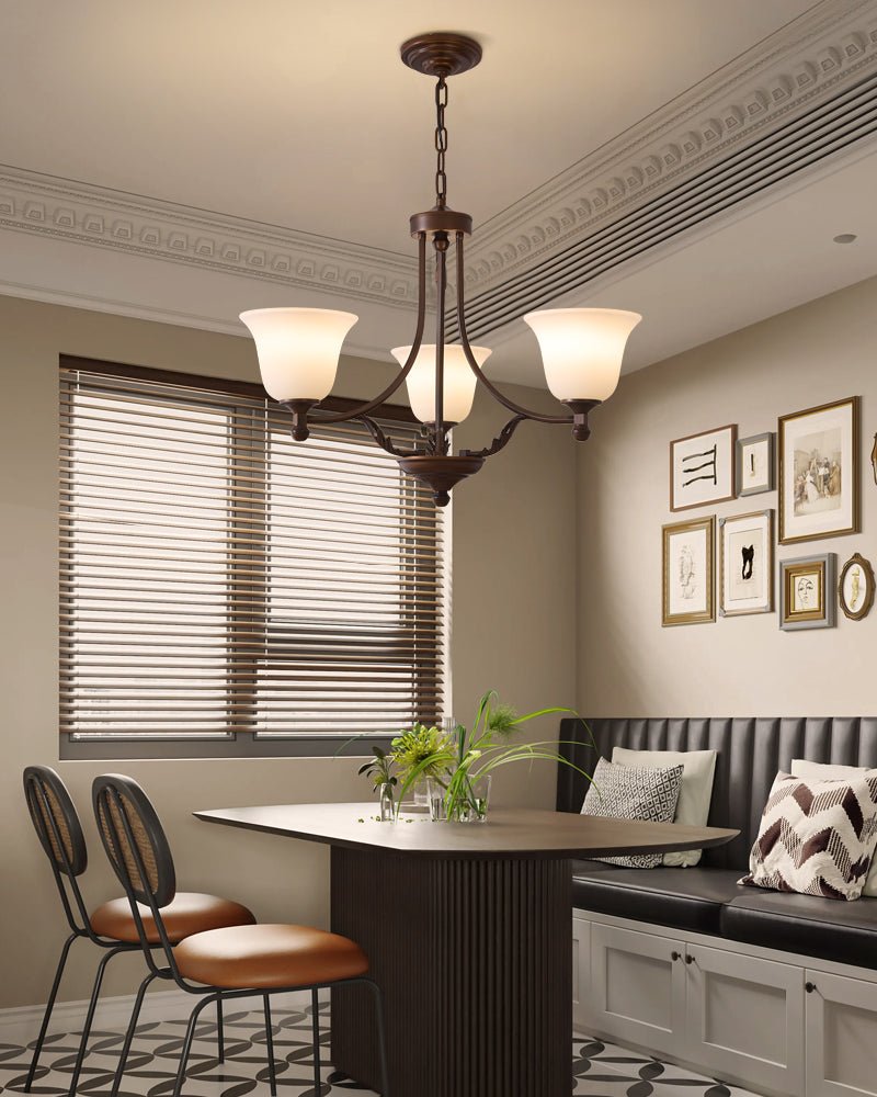 Aveline Bloom Chandelier - Elegant Crystal Design with Adjustable Heig