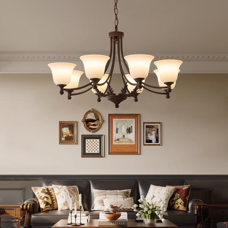 Aveline Bloom Chandelier - Elegant Crystal Design with Adjustable Heig