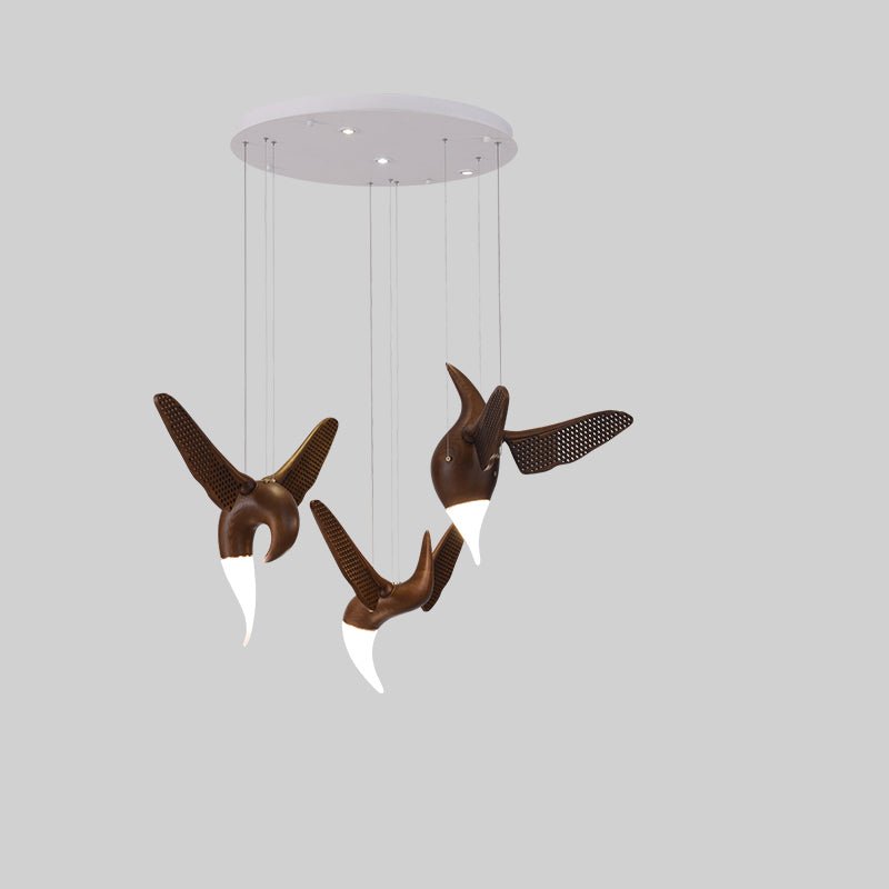Avian Flight Chandelier - Elegant Design with Adjustable Brightness