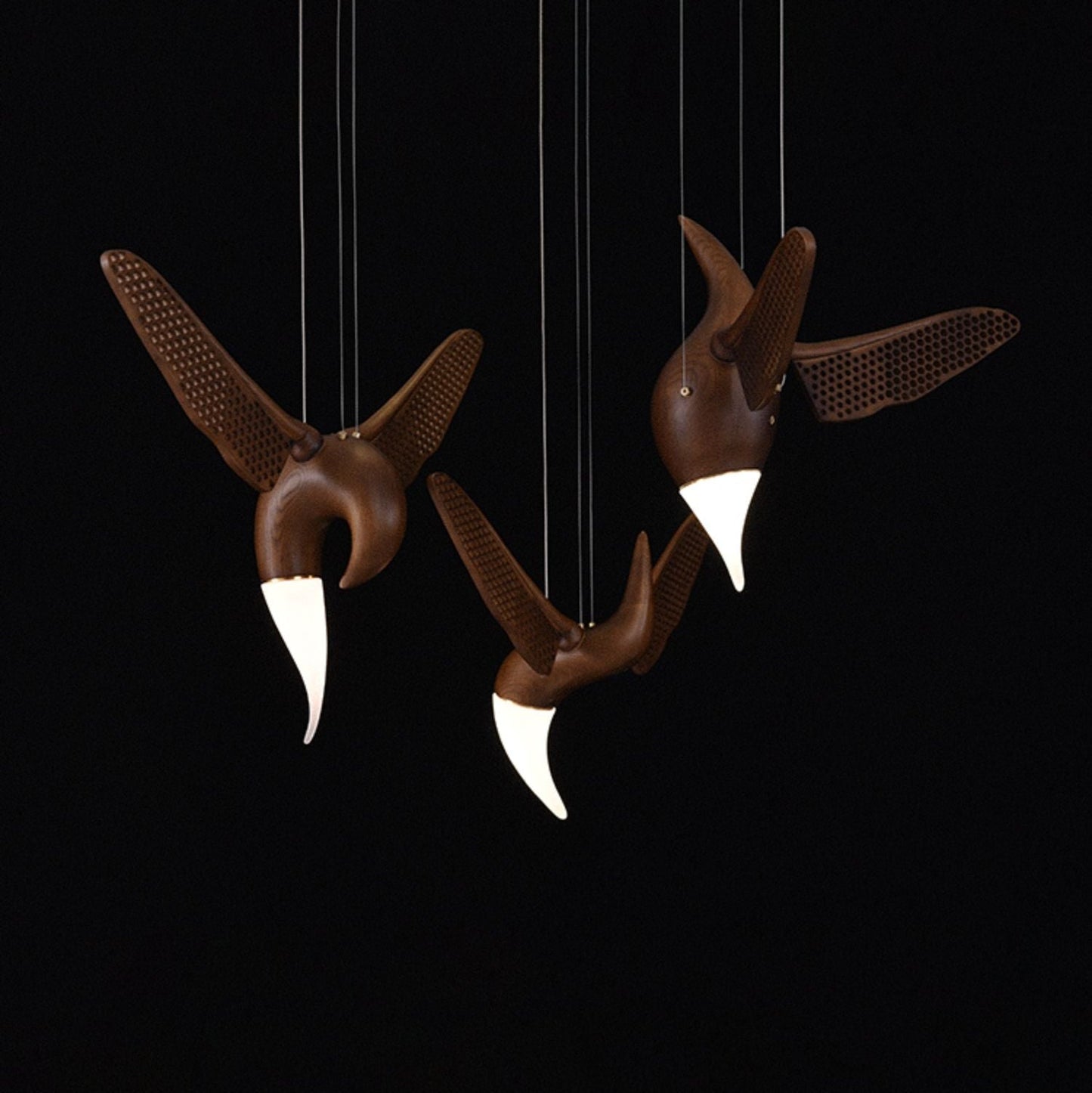 Avian Flight Chandelier - Elegant Design with Adjustable Brightness
