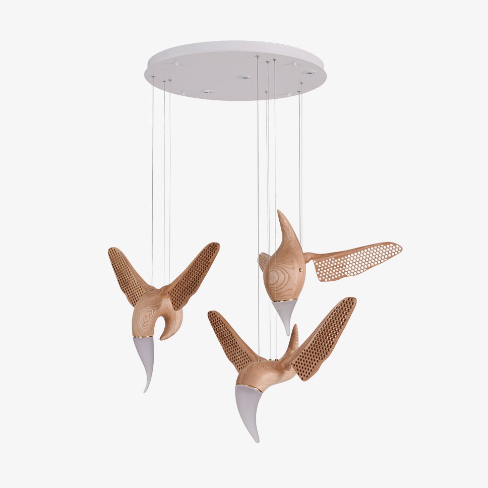Avian Flight Chandelier - Elegant Design with Adjustable Brightness
