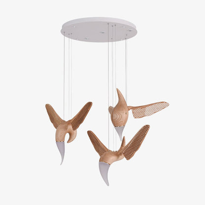 Avian Flight Chandelier - Elegant Design with Adjustable Brightness