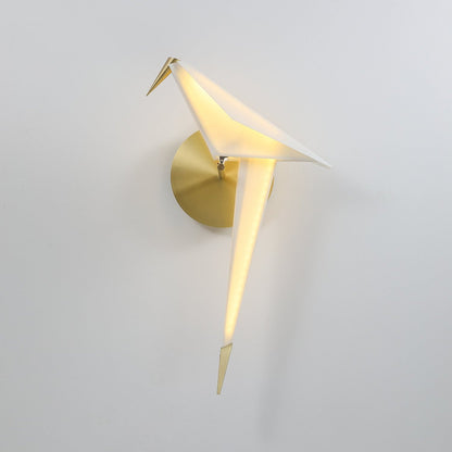 Avian Serenity Wall Lamp - Adjustable Brightness, Elegant Design