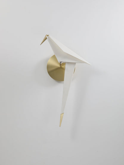 Avian Serenity Wall Lamp - Adjustable Brightness, Elegant Design