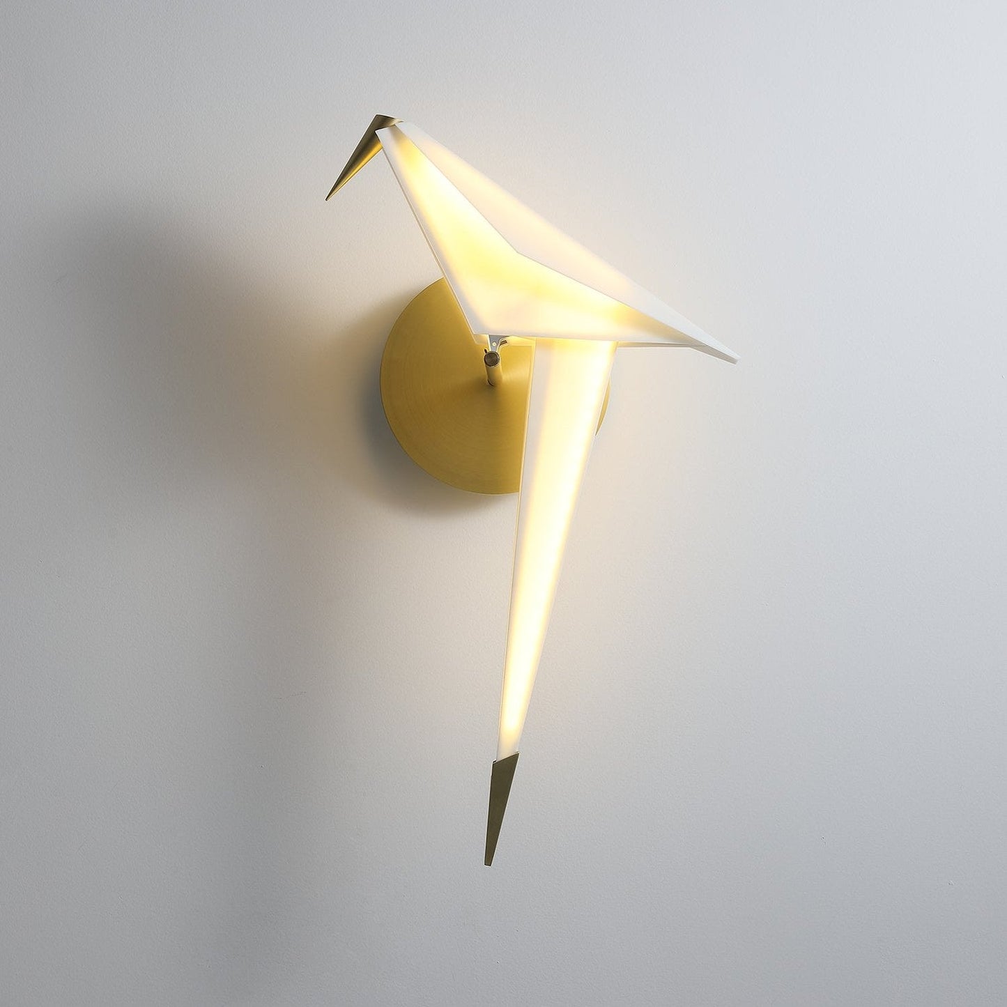 Avian Serenity Wall Lamp - Adjustable Brightness, Elegant Design