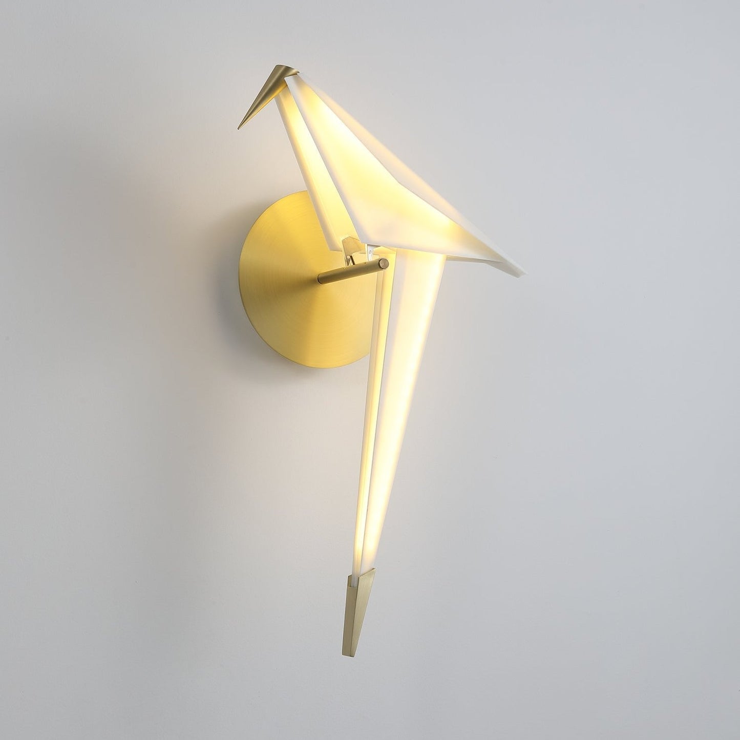 Avian Serenity Wall Lamp - Adjustable Brightness, Elegant Design