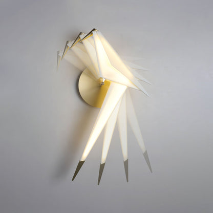 Avian Serenity Wall Lamp - Adjustable Brightness, Elegant Design