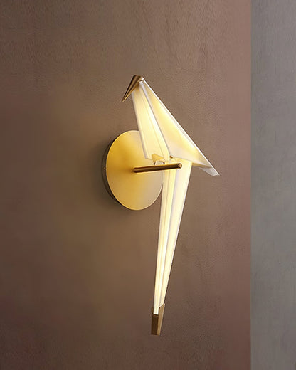 Avian Serenity Wall Lamp - Adjustable Brightness, Elegant Design