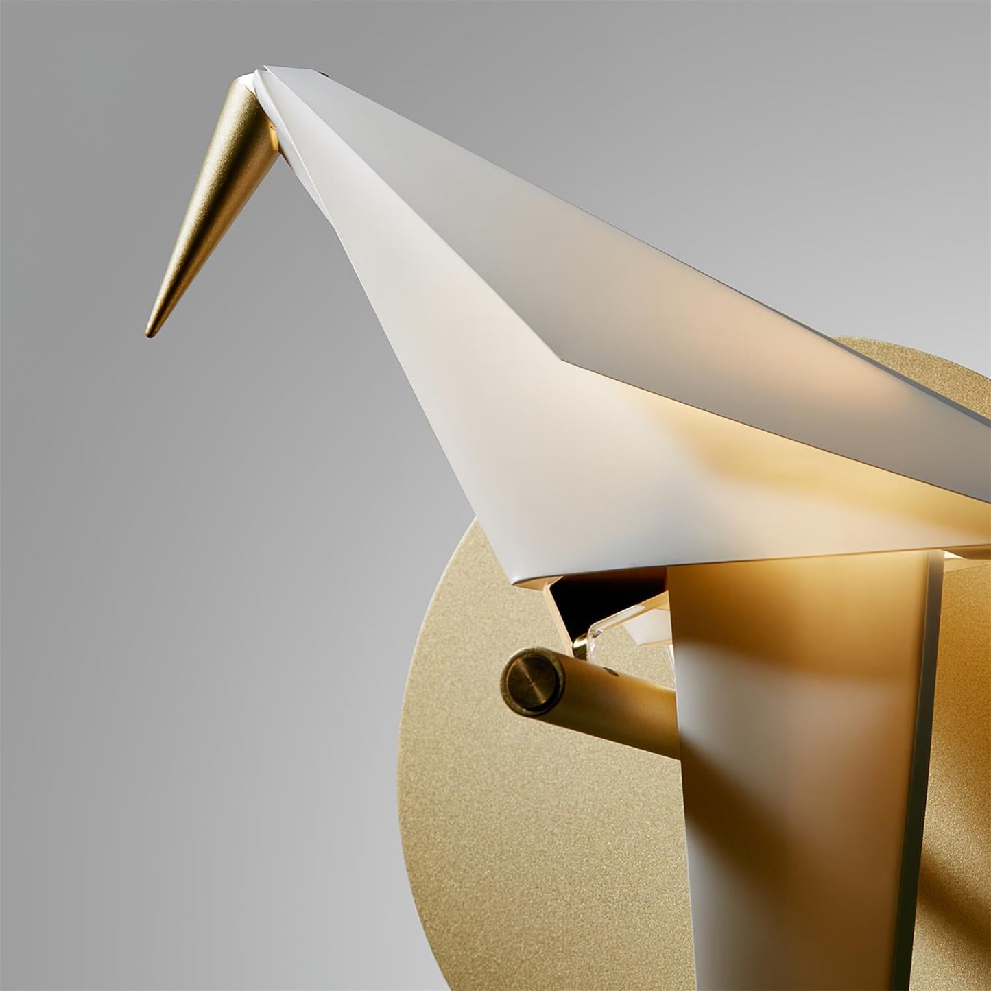 Avian Serenity Wall Lamp - Adjustable Brightness, Elegant Design