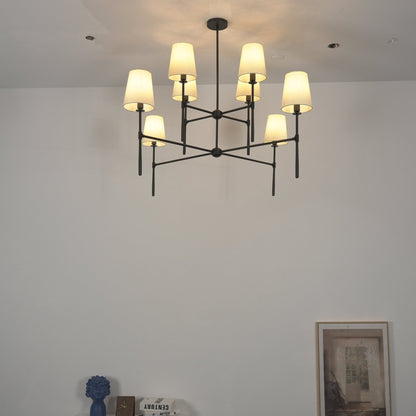 Modern Axial Chandelier - Adjustable Brightness & Elegant Design