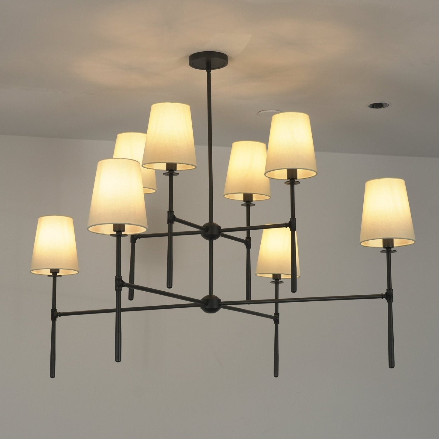 Modern Axial Chandelier - Adjustable Brightness & Elegant Design