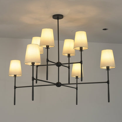 Modern Axial Chandelier - Adjustable Brightness & Elegant Design