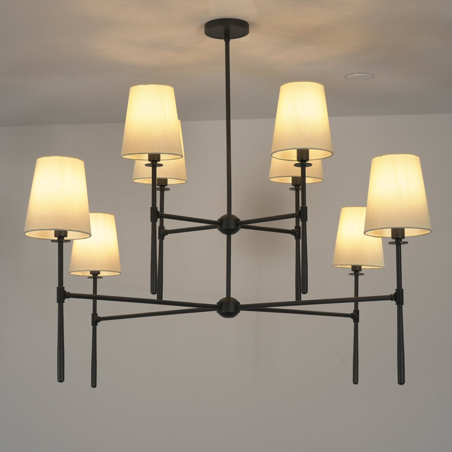 Modern Axial Chandelier - Adjustable Brightness & Elegant Design