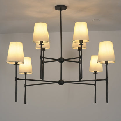 Modern Axial Chandelier - Adjustable Brightness & Elegant Design