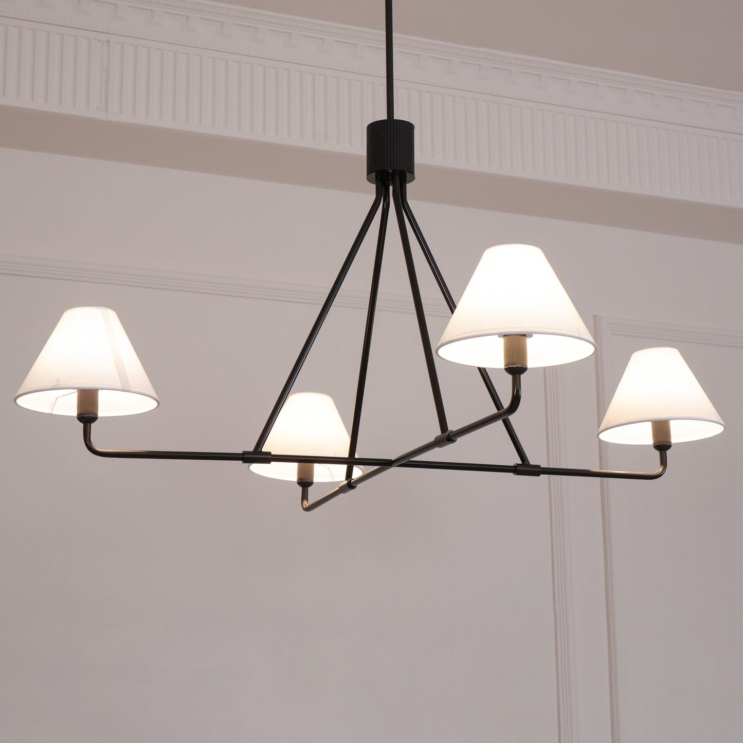 Axis Chandelier - Modern Lighting Fixture with Adjustable Arms & LED B