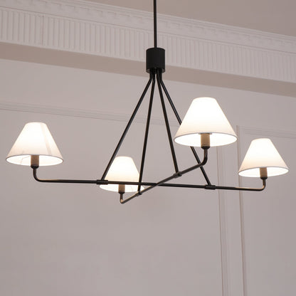 Axis Chandelier - Modern Lighting Fixture with Adjustable Arms & LED B
