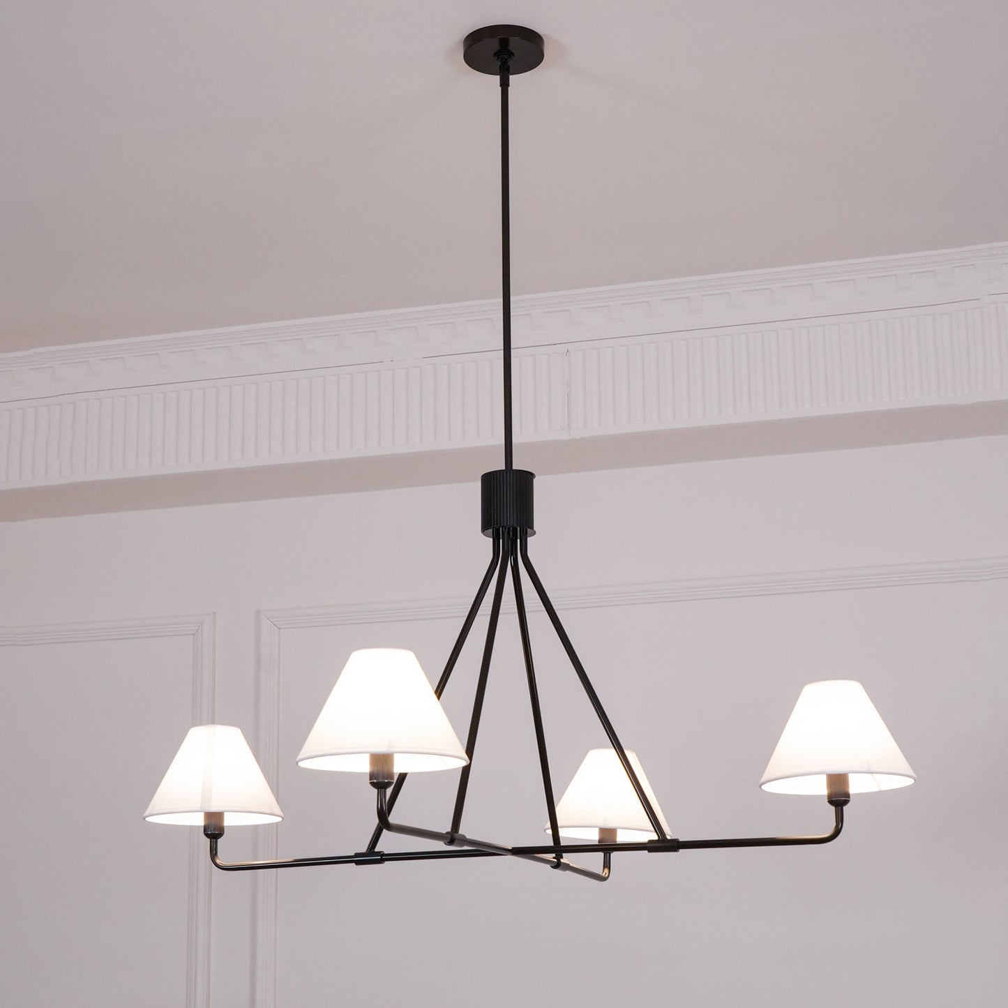 Axis Chandelier - Modern Lighting Fixture with Adjustable Arms & LED B