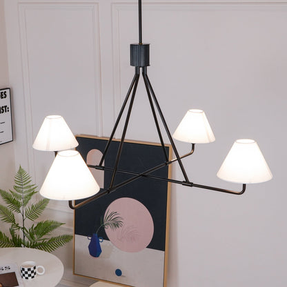 Axis Chandelier - Modern Lighting Fixture with Adjustable Arms & LED B