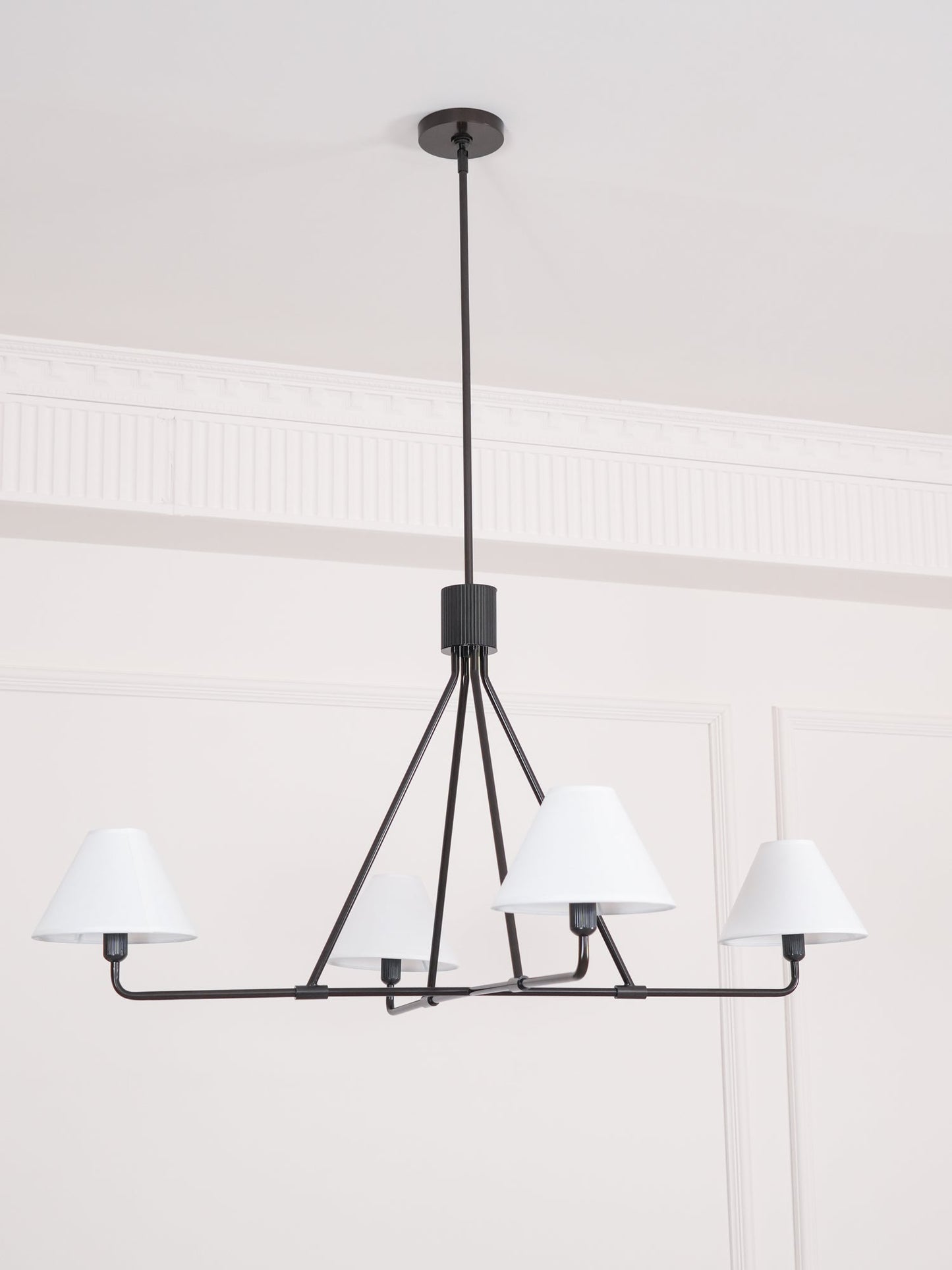 Axis Chandelier - Modern Lighting Fixture with Adjustable Arms & LED B