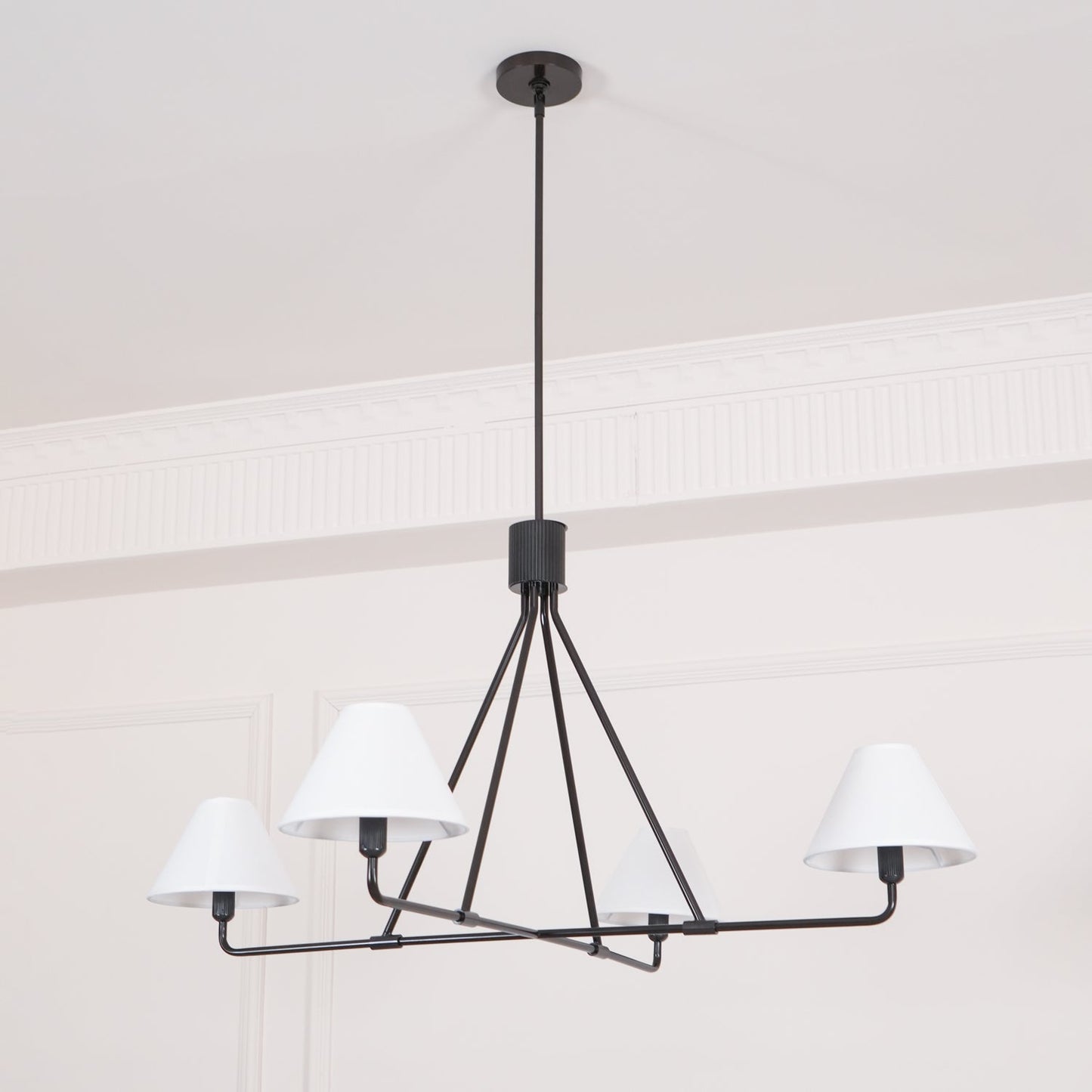 Axis Chandelier - Modern Lighting Fixture with Adjustable Arms & LED B