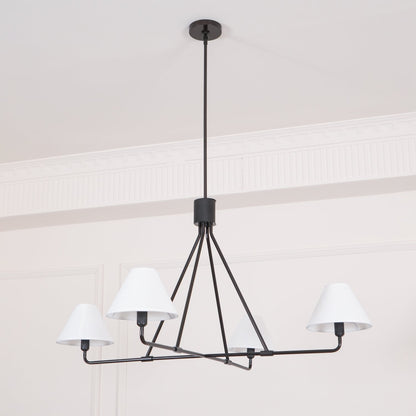Axis Chandelier - Modern Lighting Fixture with Adjustable Arms & LED B