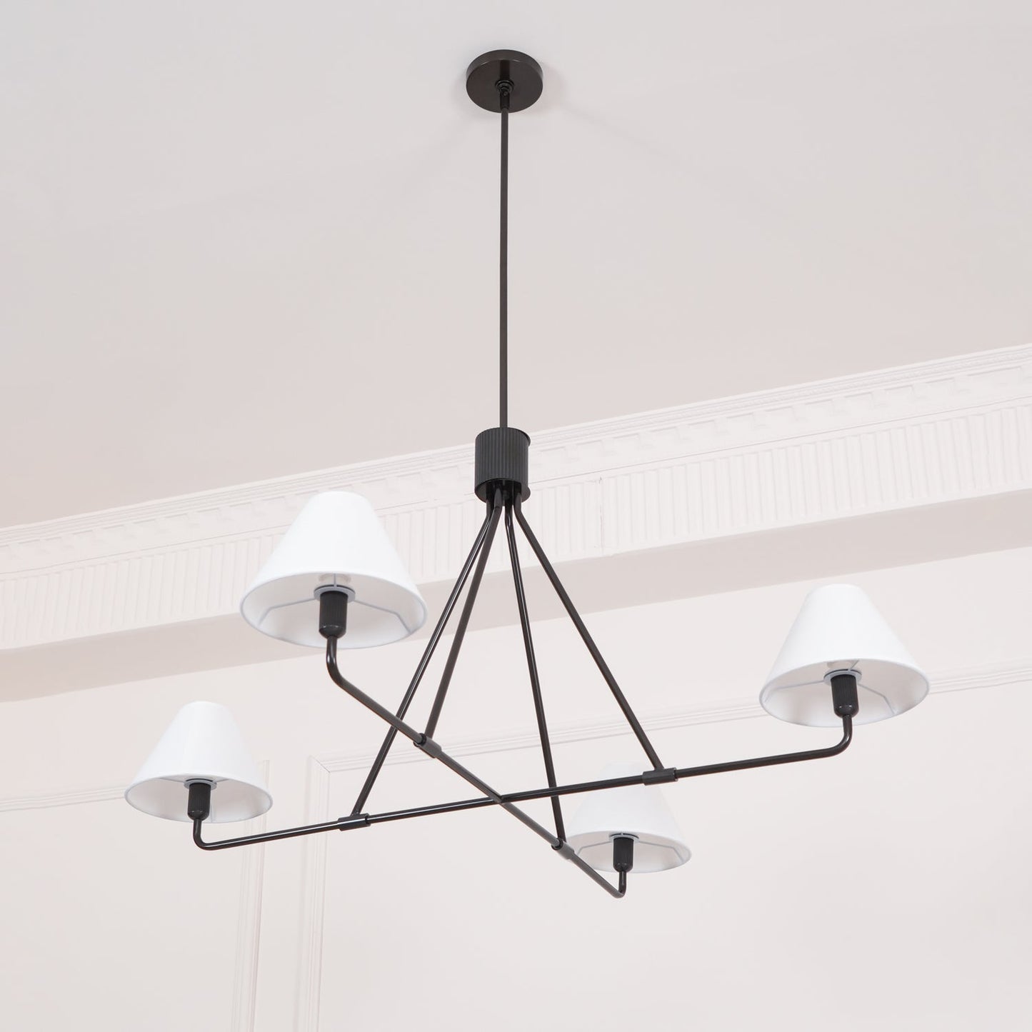 Axis Chandelier - Modern Lighting Fixture with Adjustable Arms & LED B