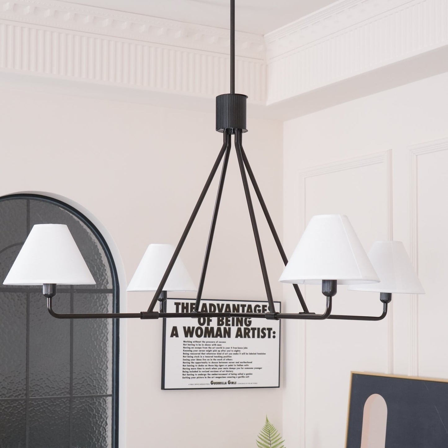 Axis Chandelier - Modern Lighting Fixture with Adjustable Arms & LED B
