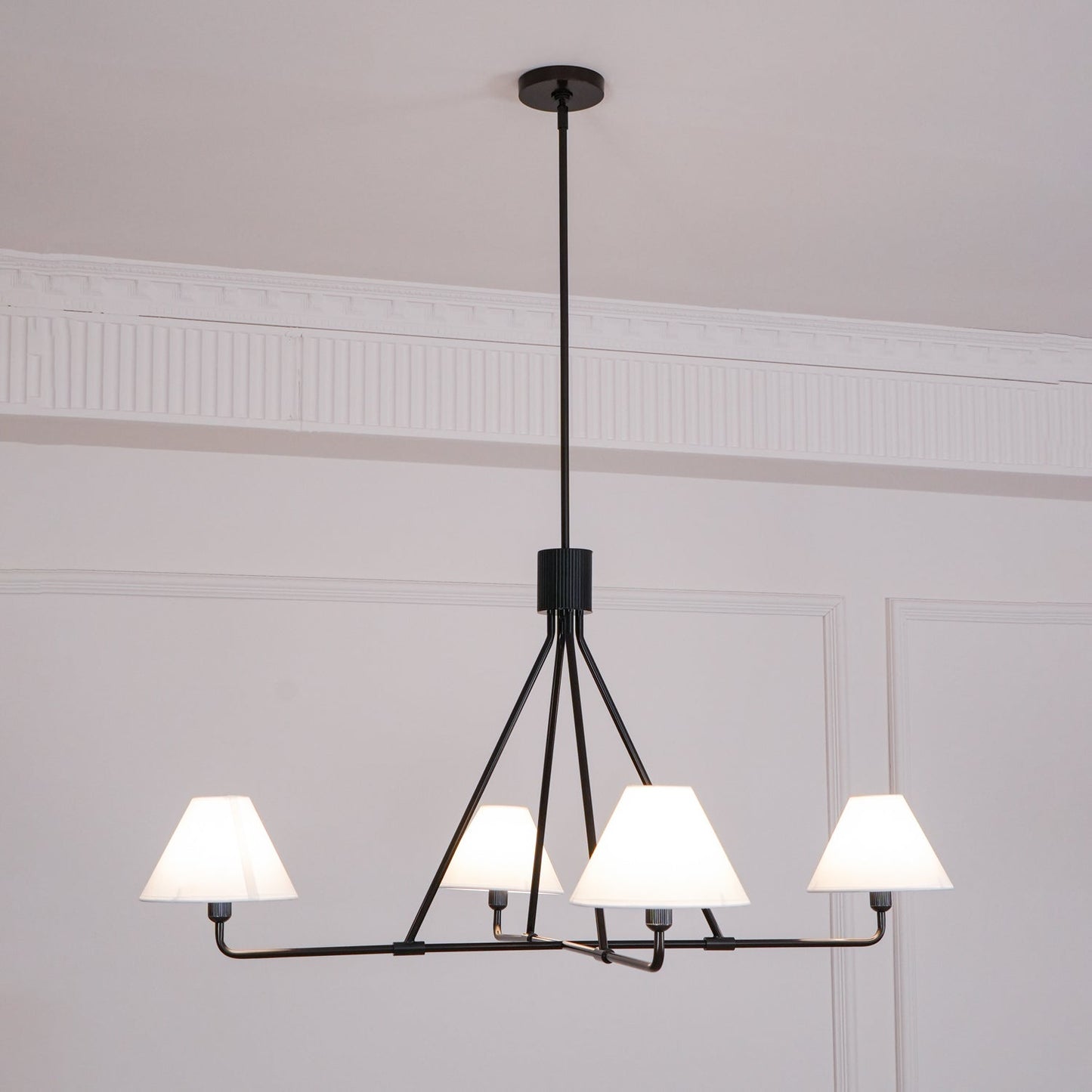 Axis Chandelier - Modern Lighting Fixture with Adjustable Arms & LED B